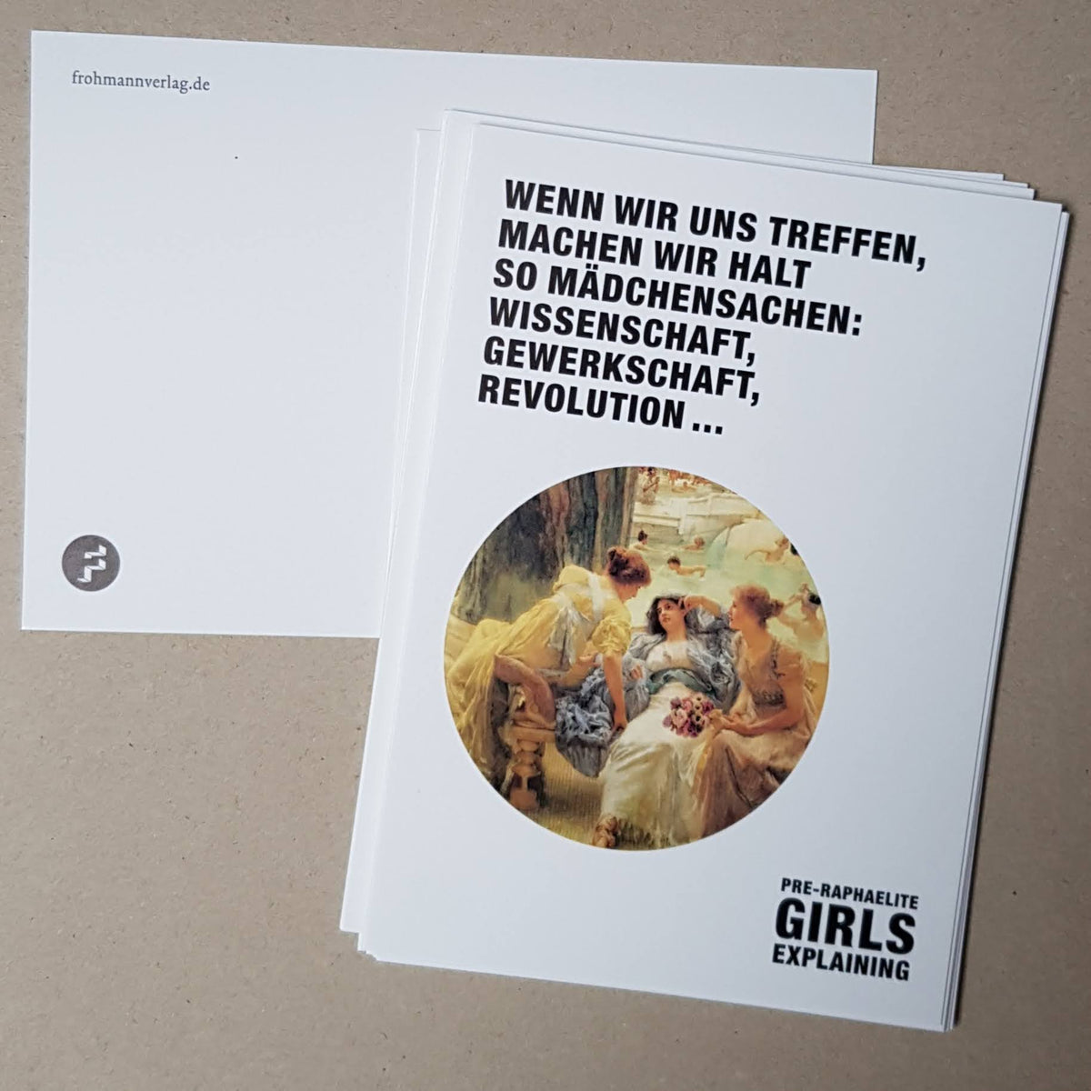 Postkarten »Mädchensachen Gewerkschaft« Frohmann Verlag